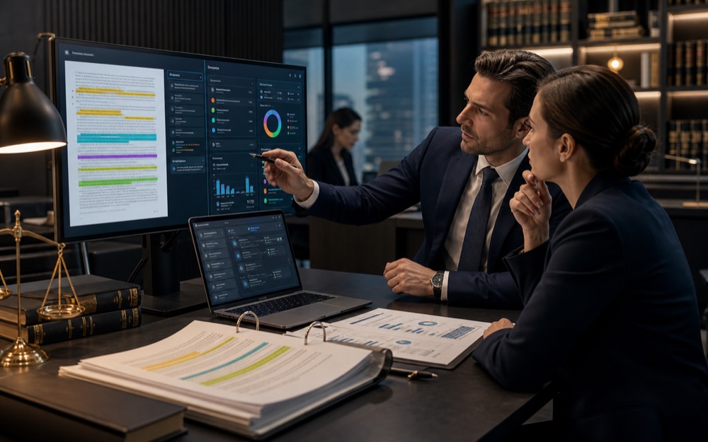 Legal document intelligence visual